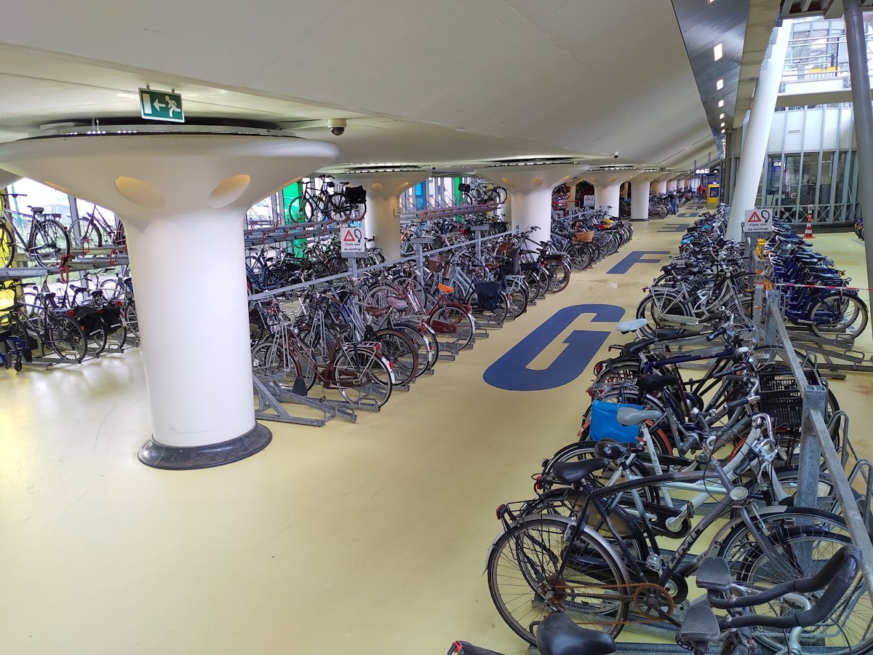 Guarded cycle parking in the Netherlands
